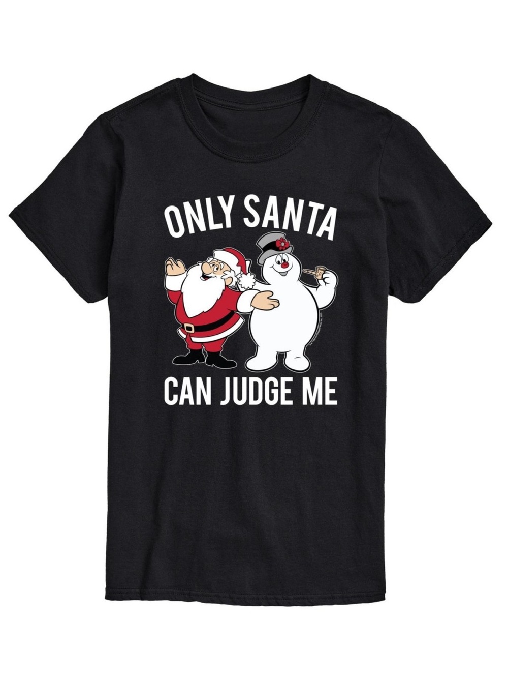 Airwaves Men's Frosty the Snowman Santa Can Judge Short Sleeve NWT